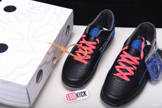 Reps TBK Black Blue Retro Off-White DJ4375-004 SP 2 Jordan Low 0721